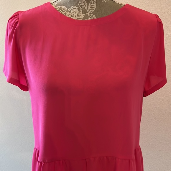 Loft Peplum pink top - Picture 5 of 10